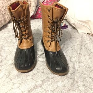 Duck boots!